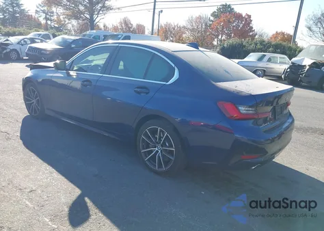 2020 BMW 330I z USA, uszkodzony, nr VIN 3MW5R1J01L8B26617